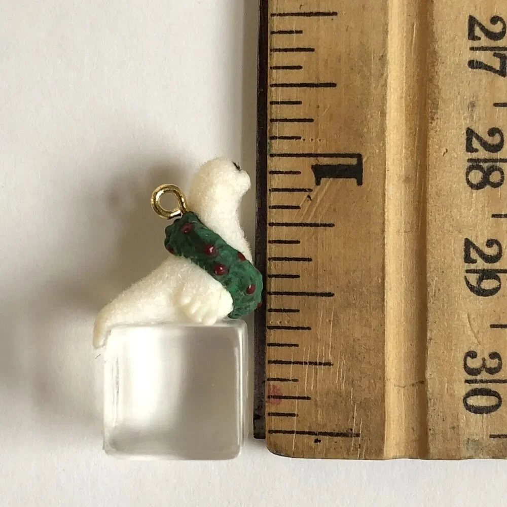 Hallmark Christmas Ornament Keepsake Miniature Ice Block Buddies 2000 Polar Bear